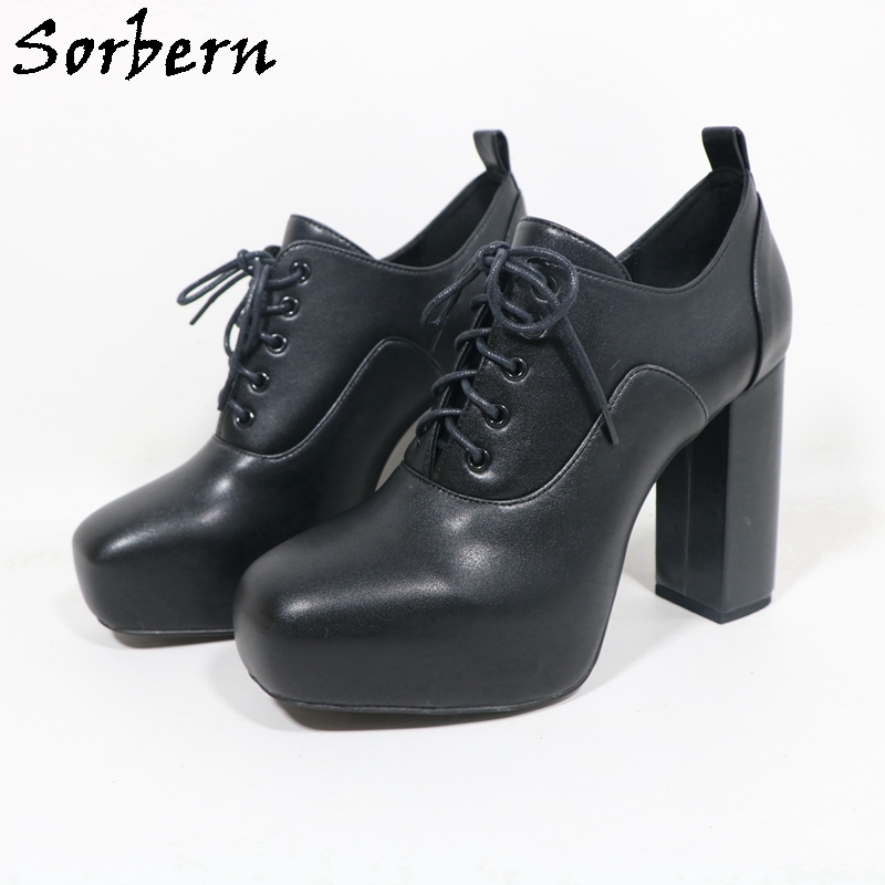 Pump Heel Block - Sorbern Scarpe da pompa stile unisex