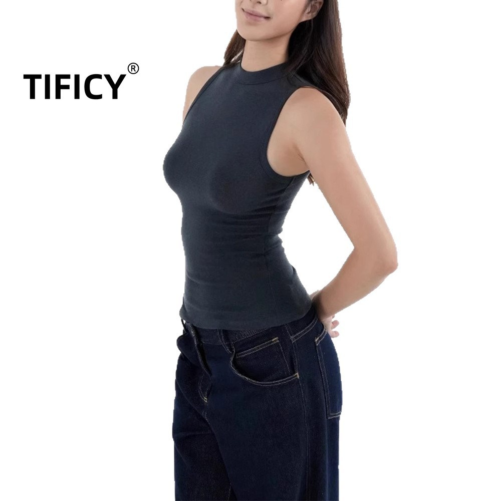 Women'S Semi Formal Evening Wear - Top sportivo retrò senza maniche con