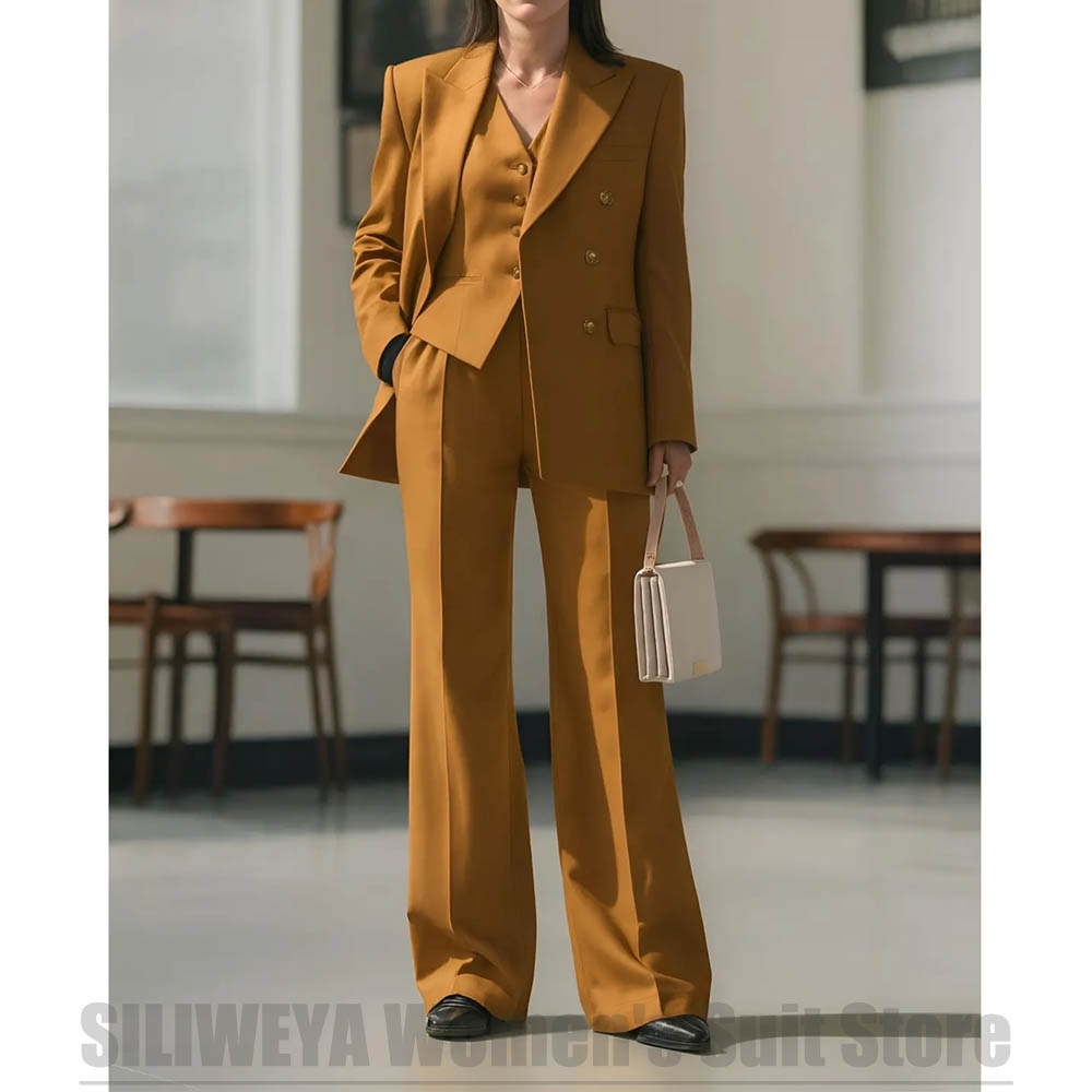 Women Formal Wear Tailor - Abito da donna 3 pezzi doppio