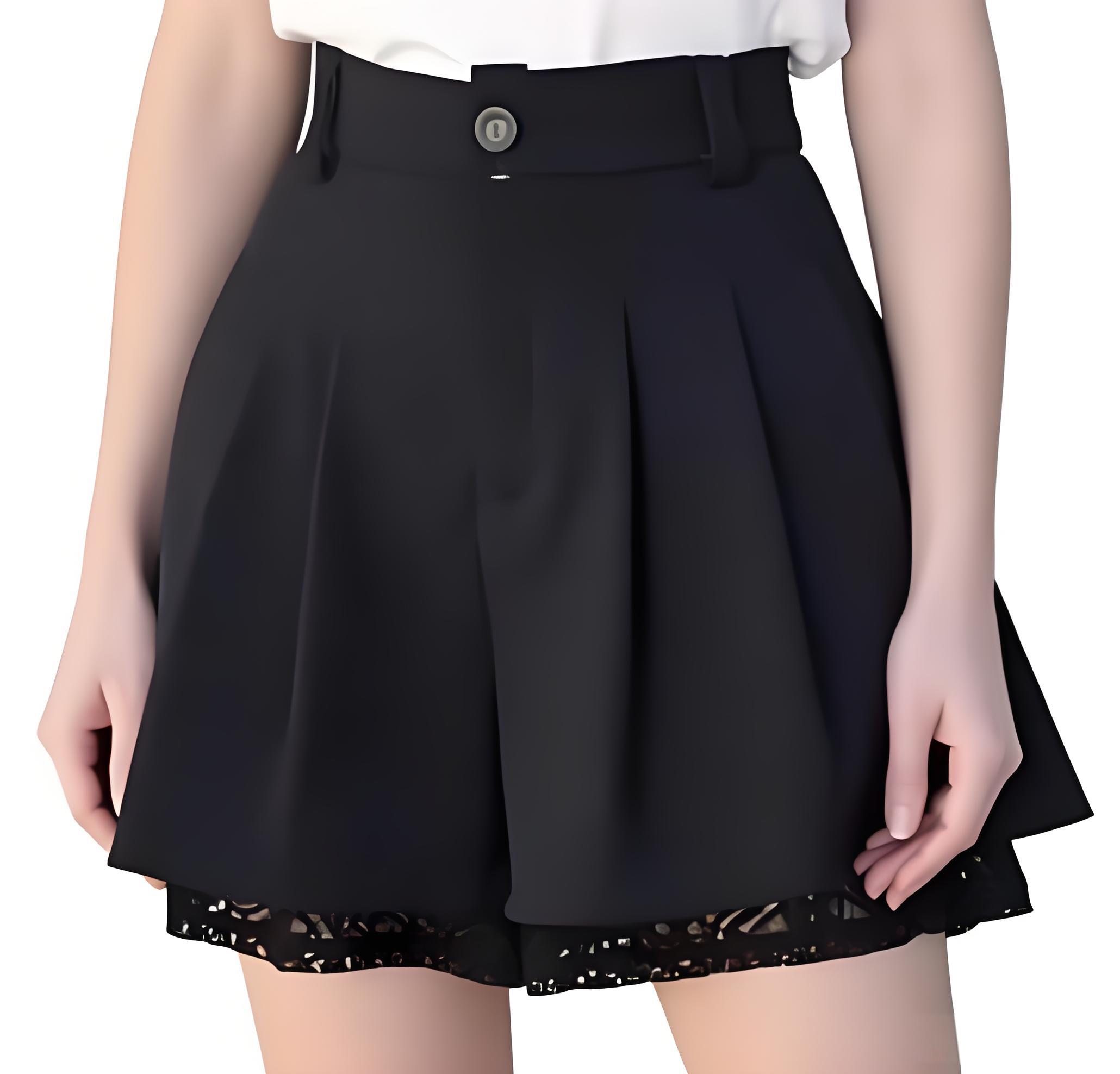 Women Formal Wear Tailor - Pantaloncini Eleganti da Donna a Vita