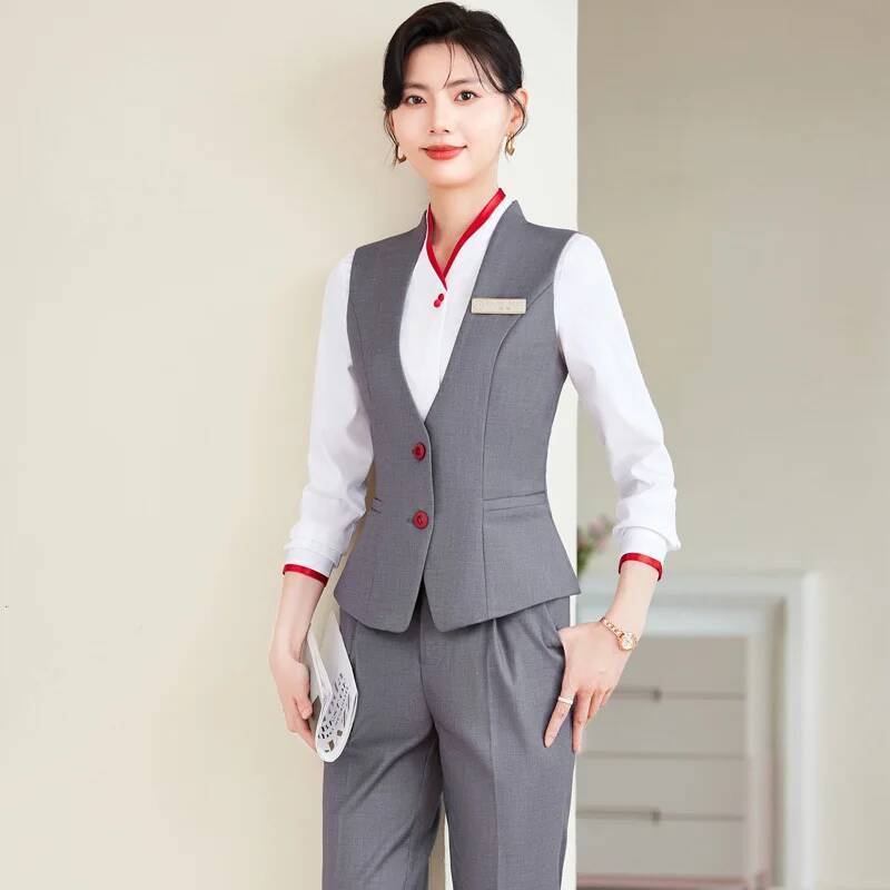 Women Formal Wear With Blazer - Tailleur pantalone formale taglie forti 5XL
