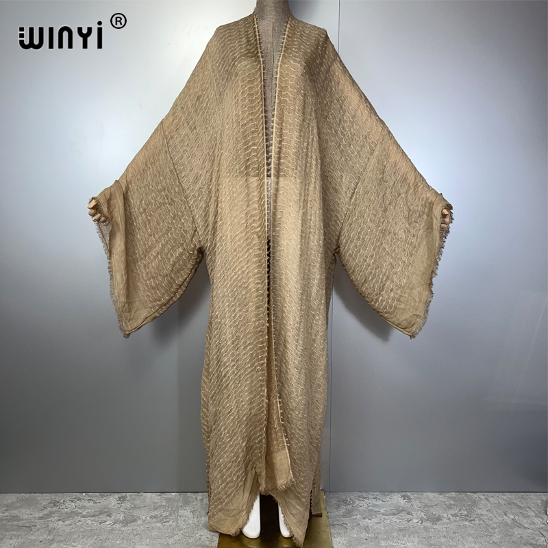 Young Women'S Formal Wear - WINYI Stampa geometrica kimono caftano beachwear