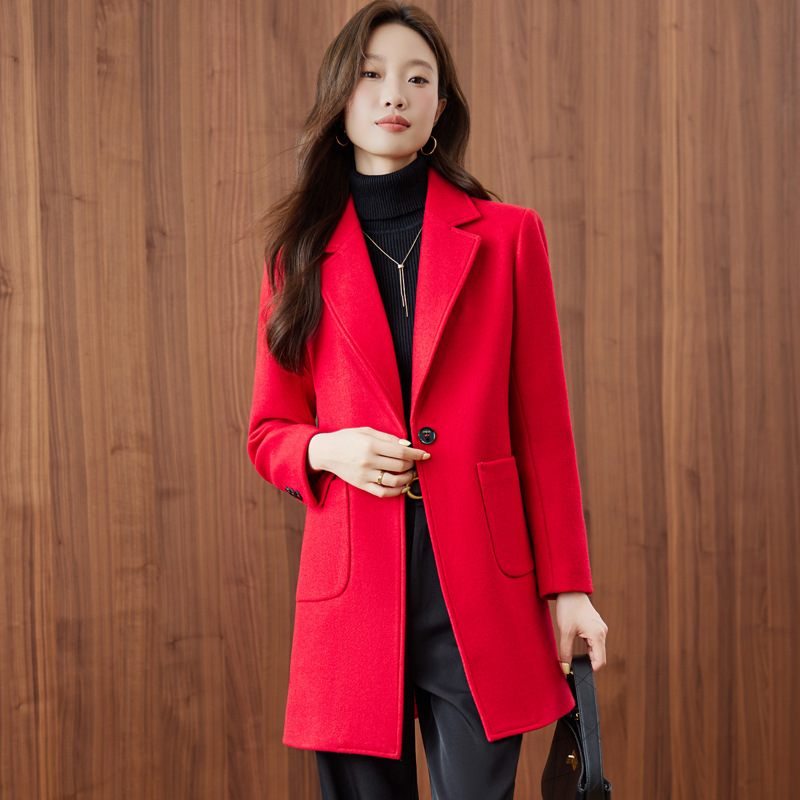 Women Formal Wear Korean - 2025New Cappotto da donna Stile coreano