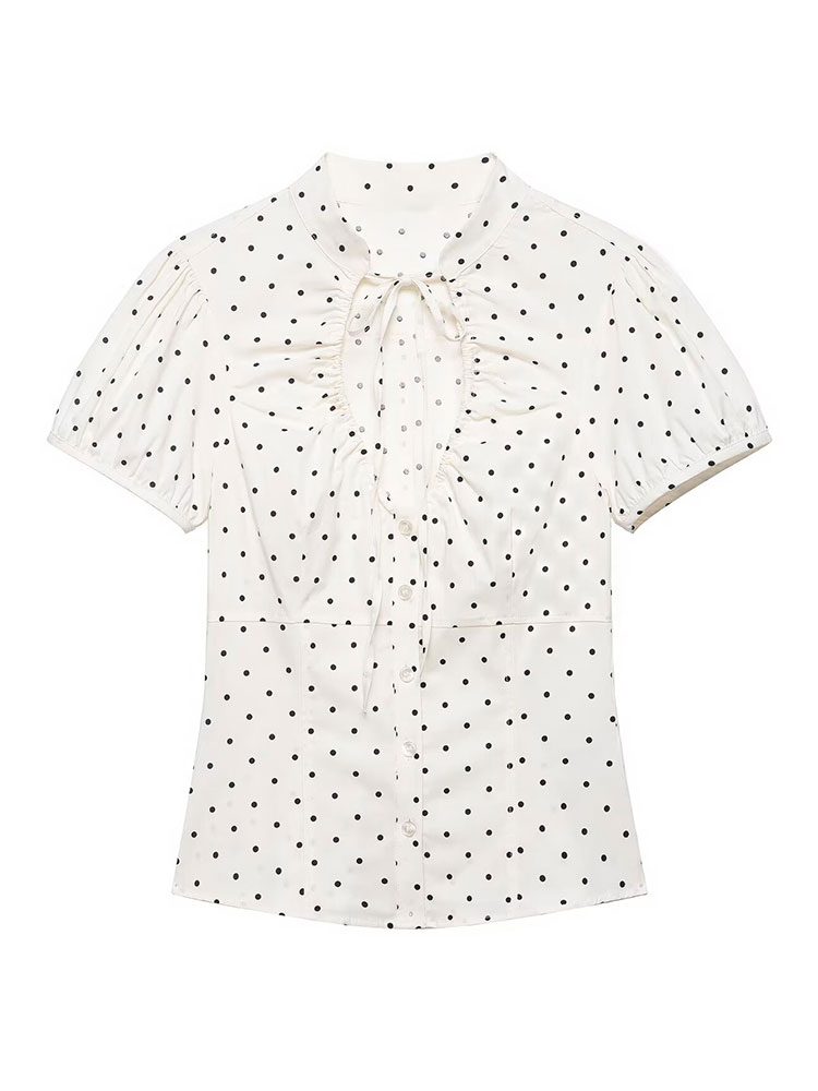 Women'S Elegant Formal Wear - Camicia Vintage Retrò da Donna HH,