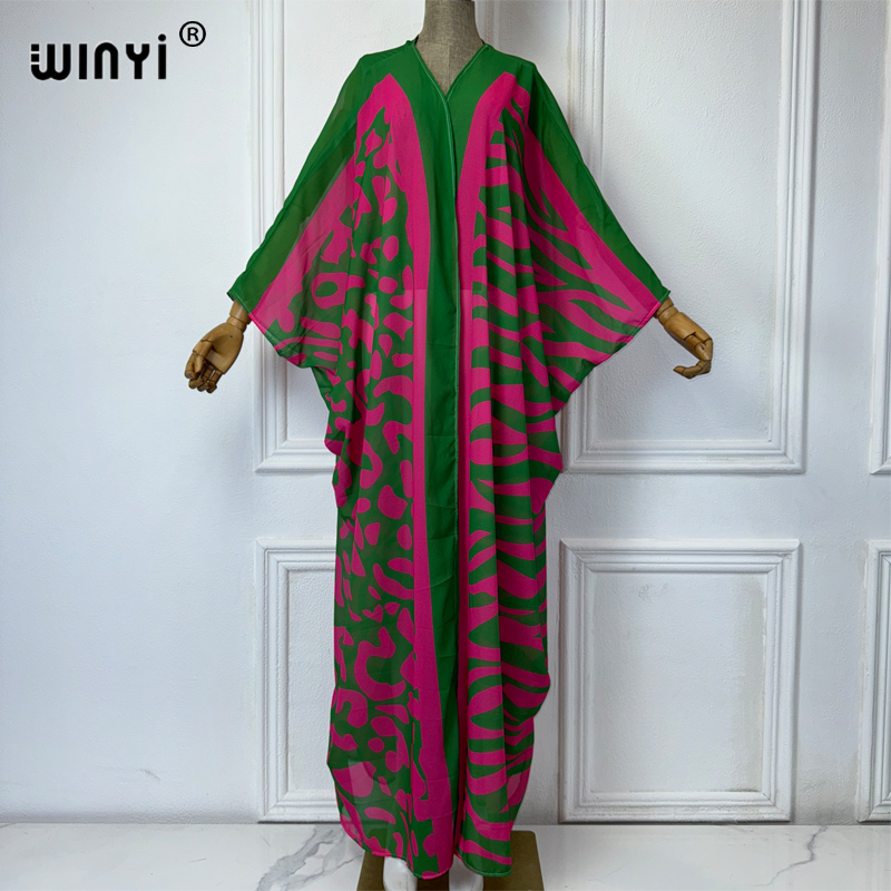 Young Women'S Formal Wear - WINYI Abiti Kimono con Stampa Africana