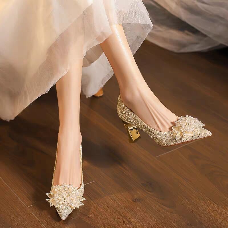 Pump Heel Block - Scarpe singole con tacco a forma