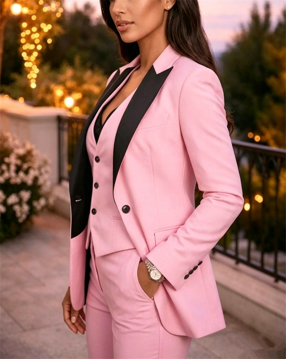 Completo Elegante Rosa da Donn - Women Formal Wear Tailor recensione e prezzo