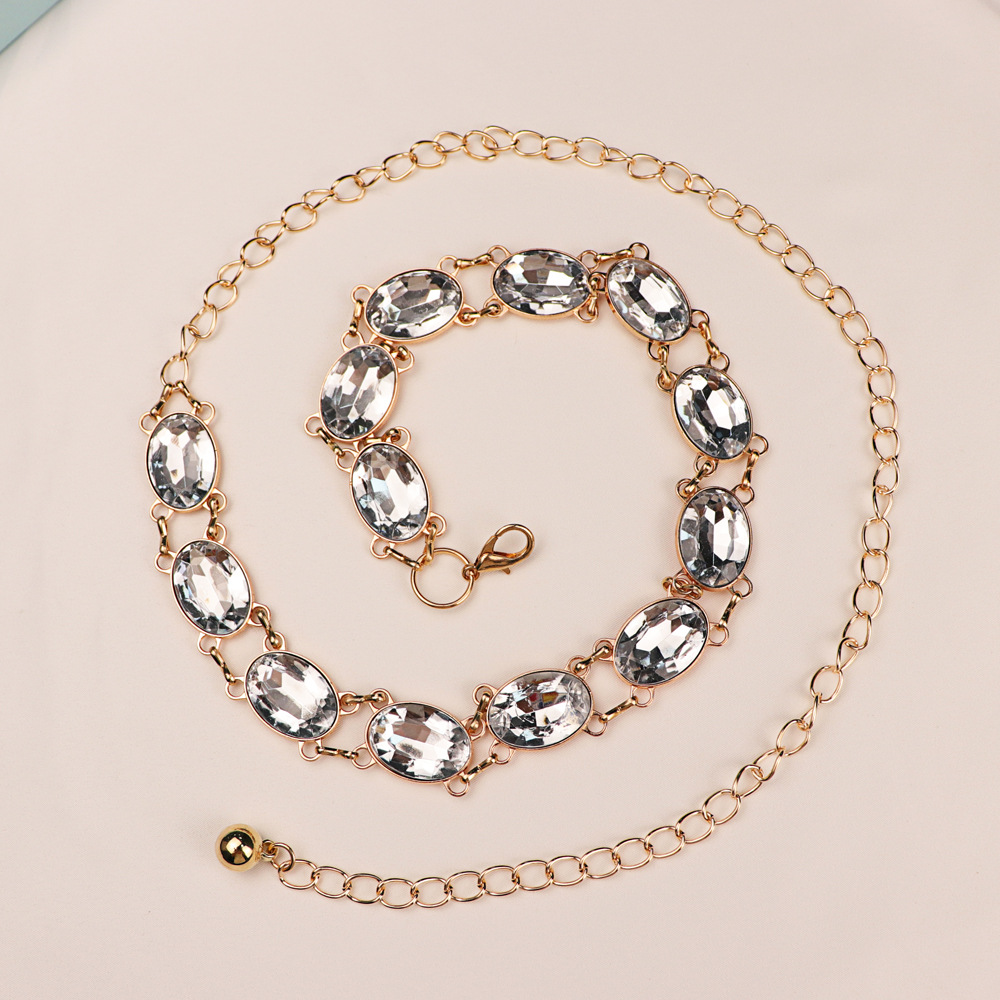 Elegante Cintura con Strass pe - Women Formal Wear Belt recensione e prezzo