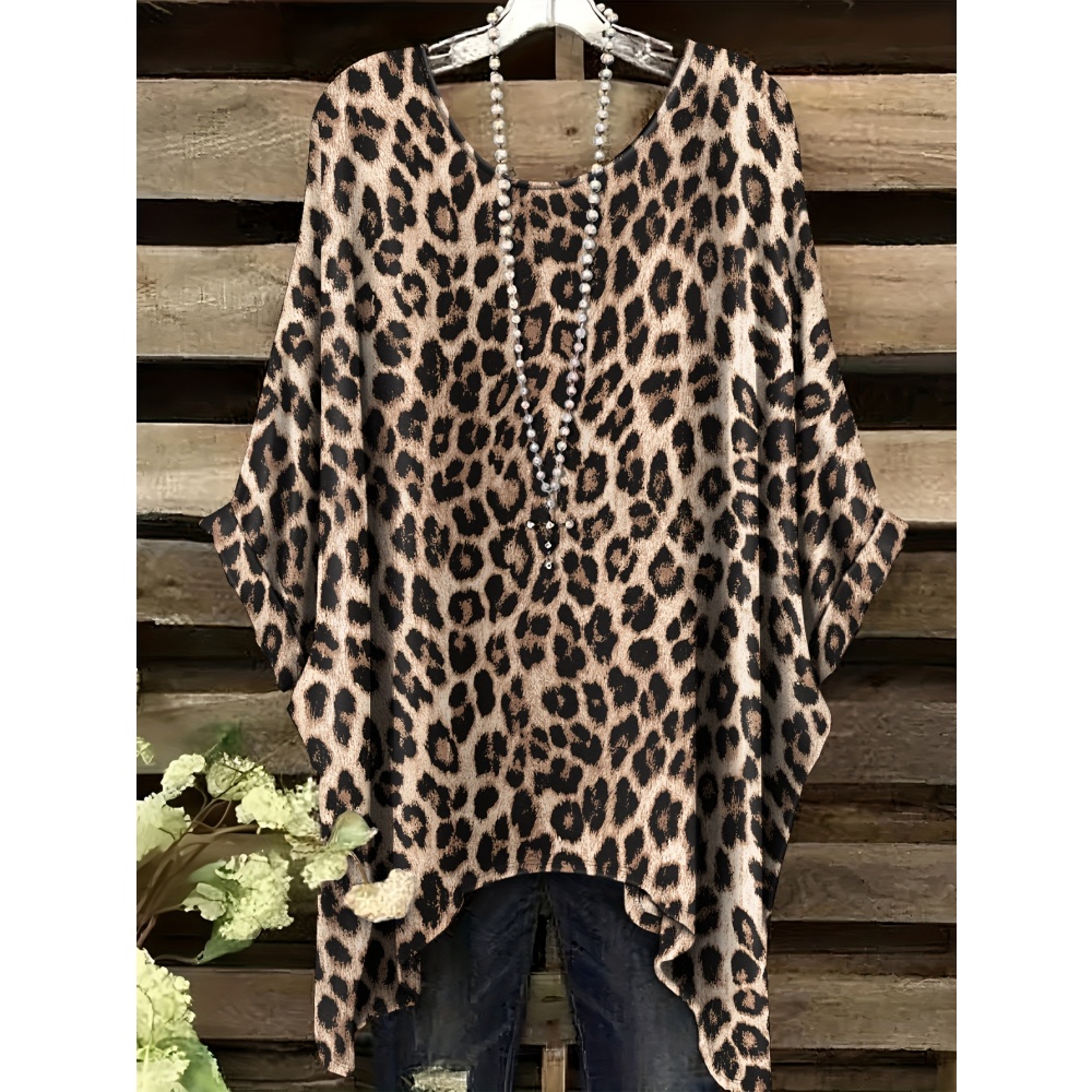 T-shirt con stampa animalier a - Women Formal Wear Trends recensione e prezzo