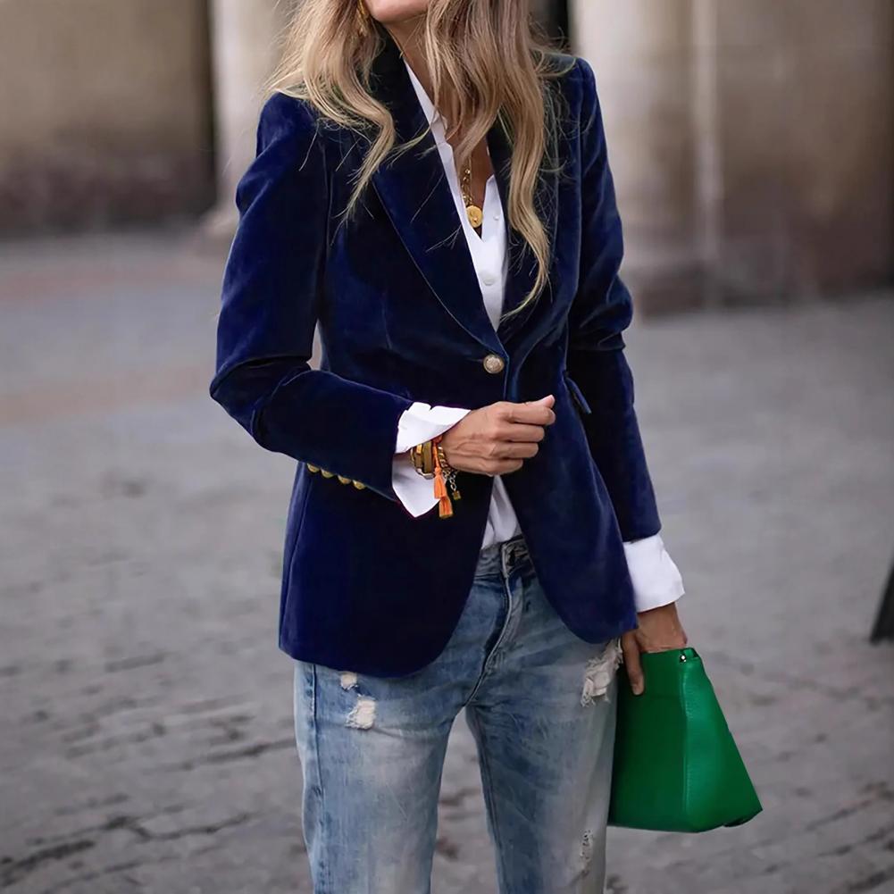 Blazer da donna in velluto tag - Women Formal Wear With Blazer recensione e prezzo