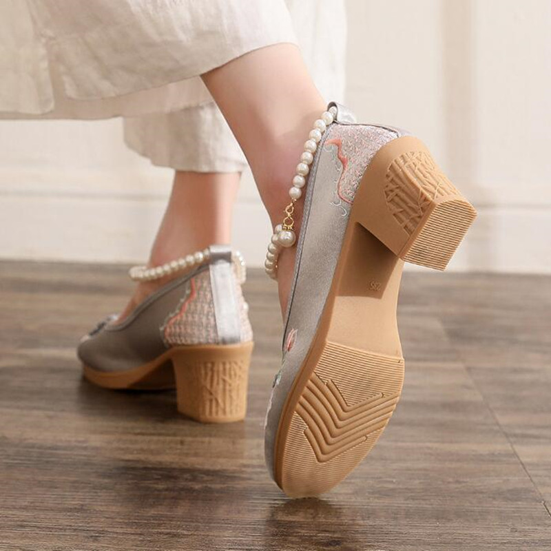 Scarpe da donna vintage con ci - Pump Heel Block recensione e prezzo
