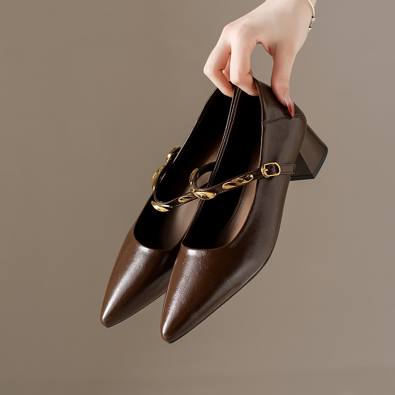 Nuovo stile moda donna punta a - Pump Heel Block recensione e prezzo