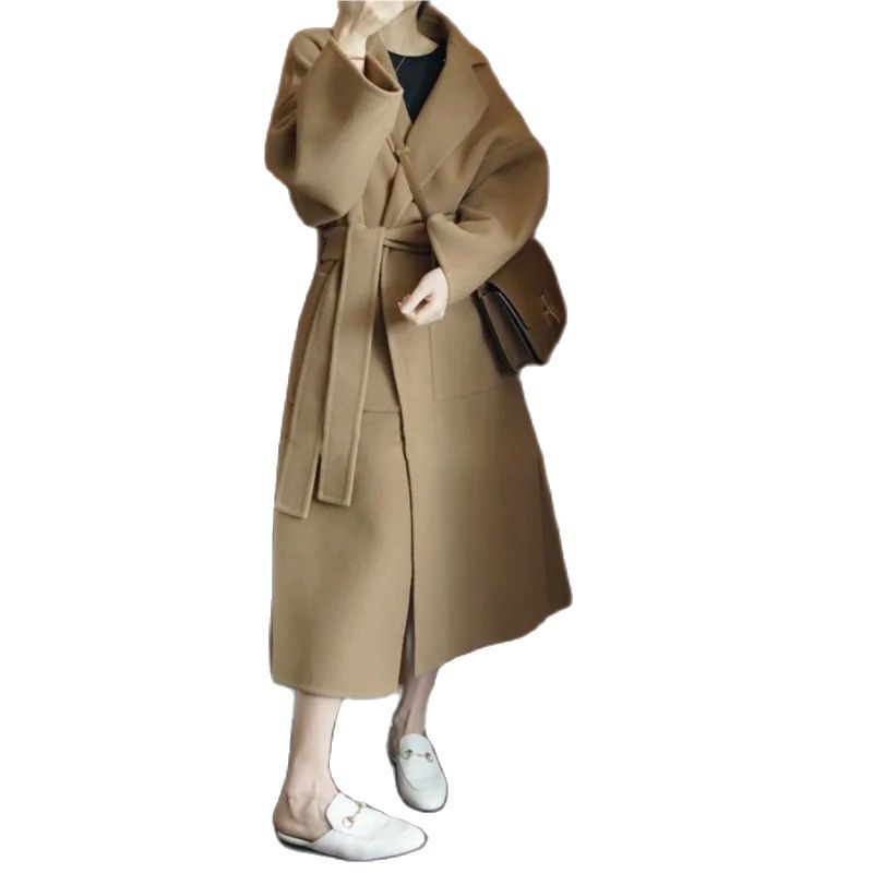 Elegante Cappotto Lungo da Don - Women Formal Wear Belt recensione e prezzo