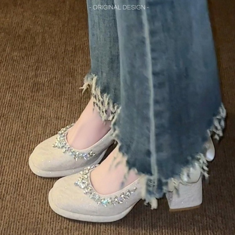 Scarpe Mary Jane Francesi con  - Pump Heel Block recensione e prezzo