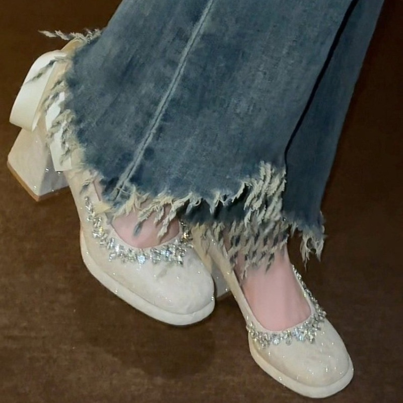 Scarpe Mary Jane Francesi con  - Pump Heel Block recensione e prezzo