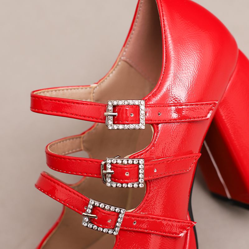 Scarpe da Donna Marca SIMLOVEY - Pump Heel Block recensione e prezzo