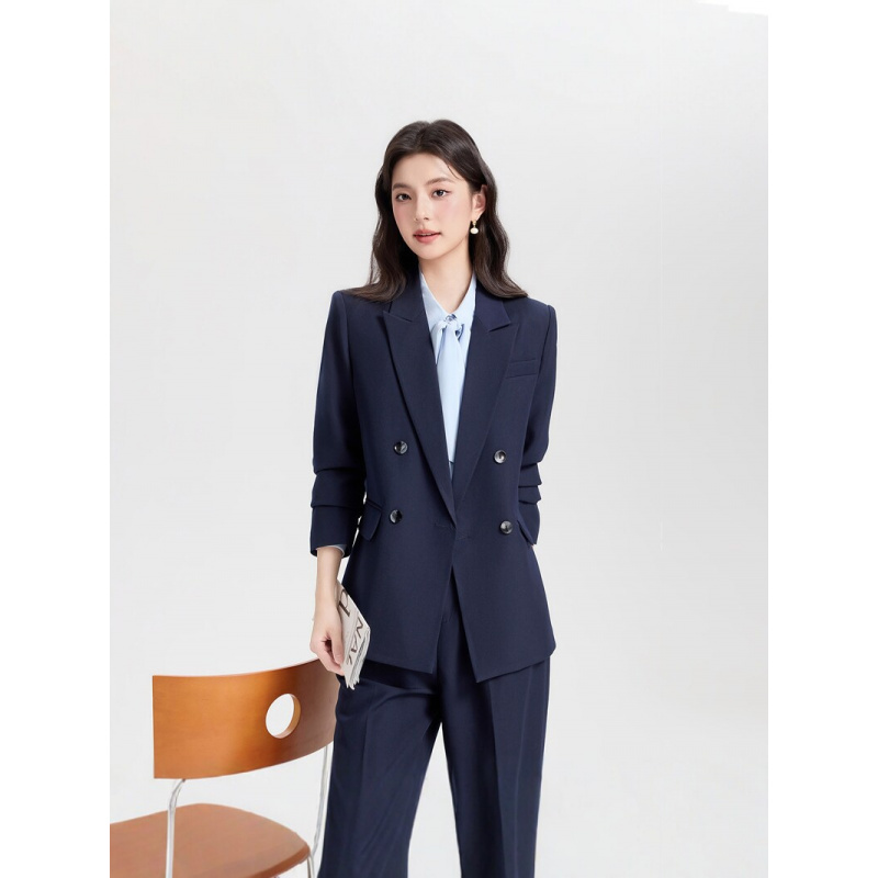 Completo da donna blu navy dop - Women Formal Wear Korean recensione e prezzo