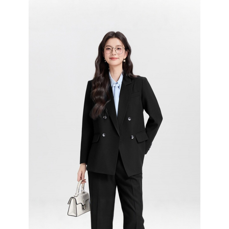 Completo da donna blu navy dop - Women Formal Wear Korean recensione e prezzo
