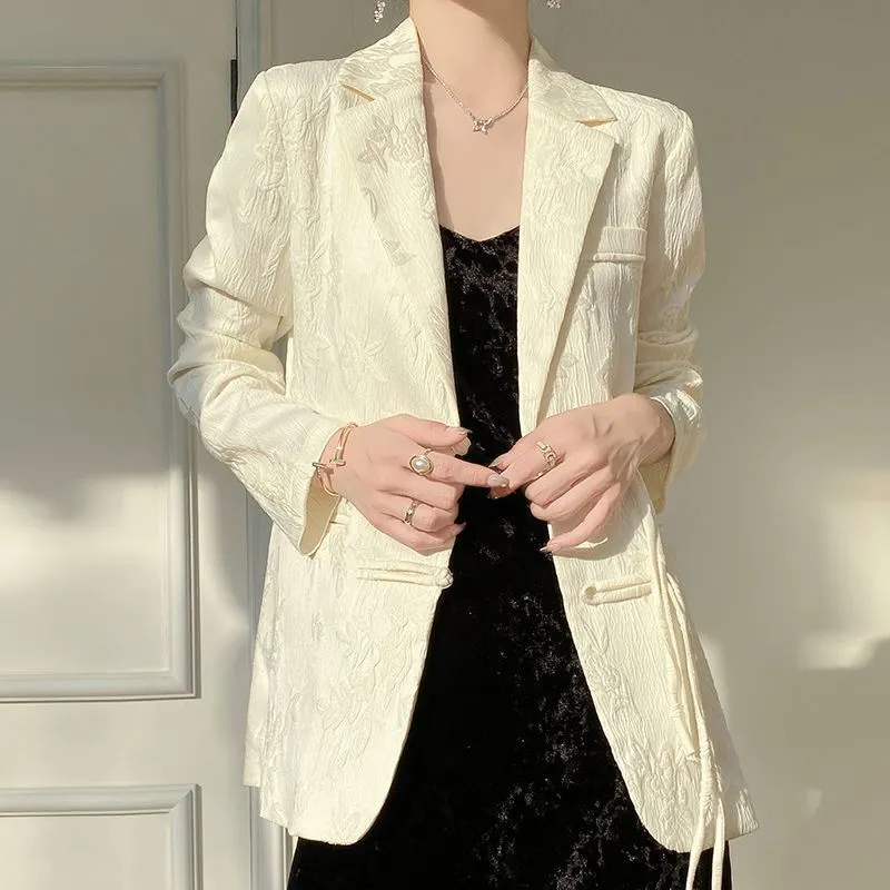 Giacca blazer bianca testurizz - Women Formal Wear With Blazer recensione e prezzo
