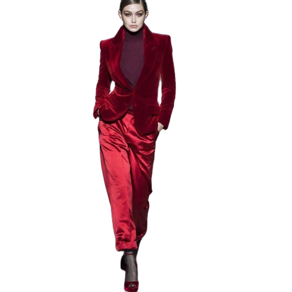 Abiti da donna pantaloni vino  - Women Formal Wear With Blazer recensione e prezzo