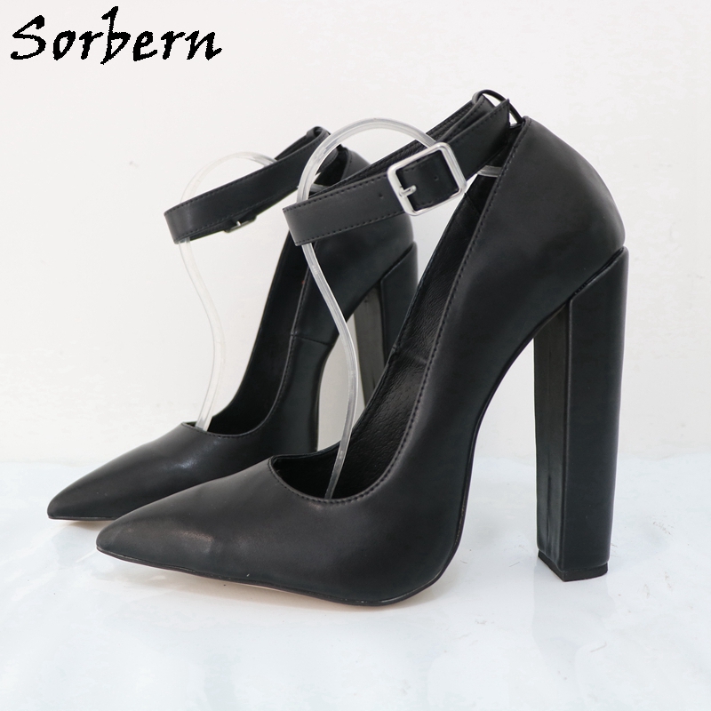 Sorbern Large Size Eu47 scarpe - Pump Heel Block recensione e prezzo