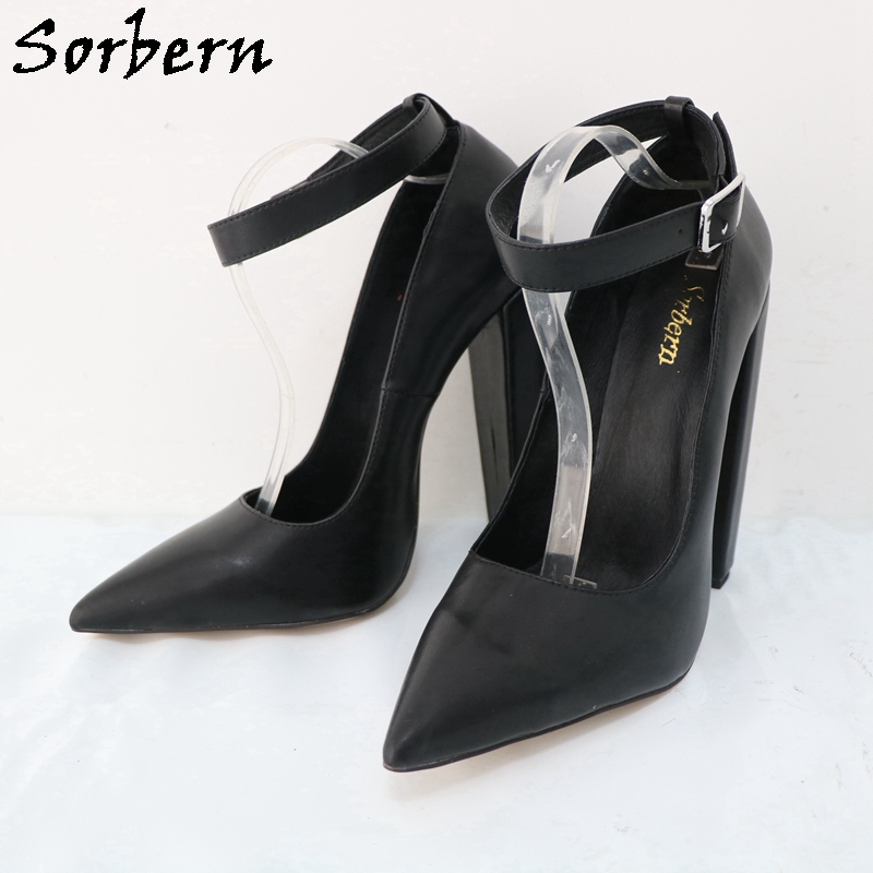 Sorbern Large Size Eu47 scarpe - Pump Heel Block recensione e prezzo