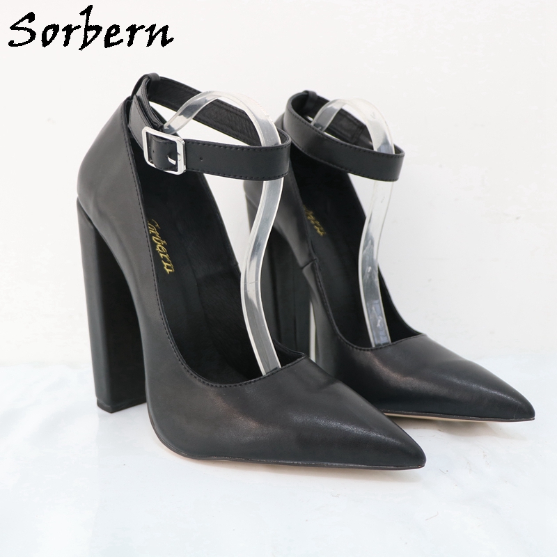 Sorbern Large Size Eu47 scarpe - Pump Heel Block recensione e prezzo