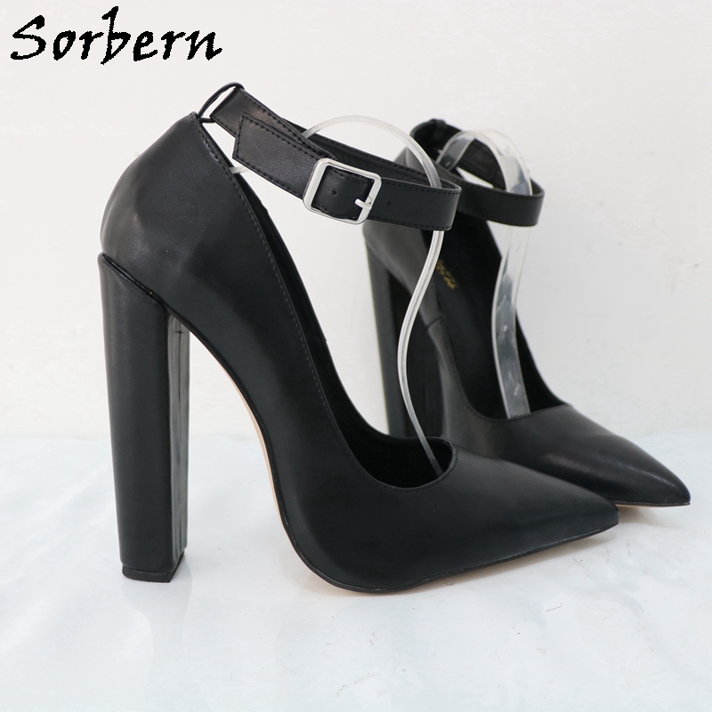 Sorbern Large Size Eu47 scarpe - Pump Heel Block recensione e prezzo