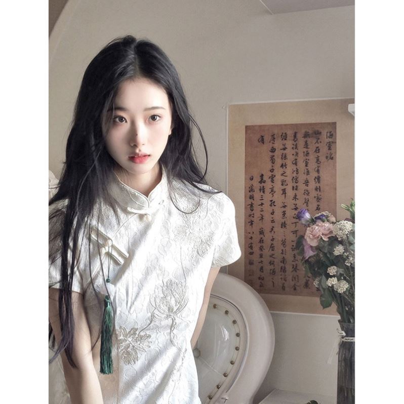 Abito Qipao Bianco Tradizional - Young Women'S Formal Wear recensione e prezzo