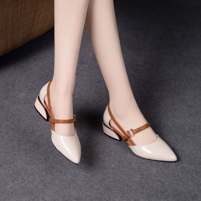 Scarpe da Donna Bicolore con C - Pump Heel Block recensione e prezzo