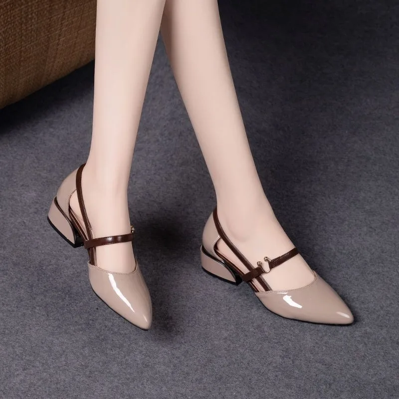 Scarpe da Donna Bicolore con C - Pump Heel Block recensione e prezzo